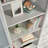 5-Shelf Bookcase With Three Adjustable Shelves, Enclosed Back Panel, And Durable Construction For Versatile Storage In Any Room.