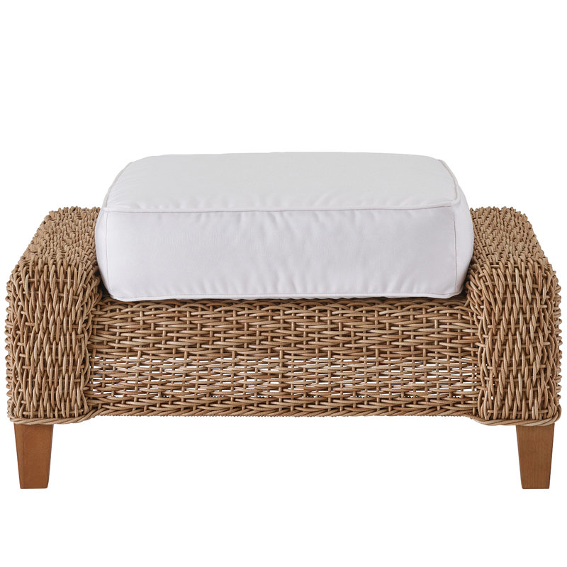 Repose-pieds avec coussin Sunbrella