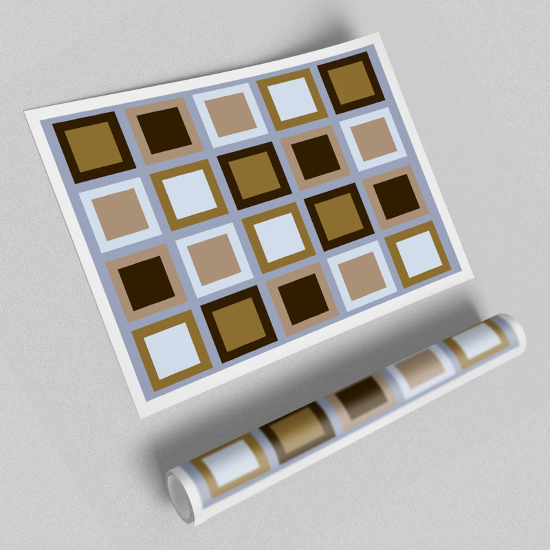 Squared In Square - No Frame Print, 40.64cm H x 60.96cm W