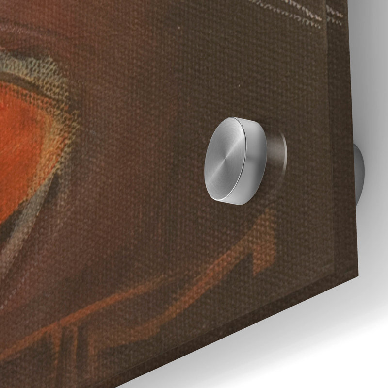 «Cup Of Mocha» par Tim Nyberg, art mural en verre acrylique, H 36 po x l 36 po