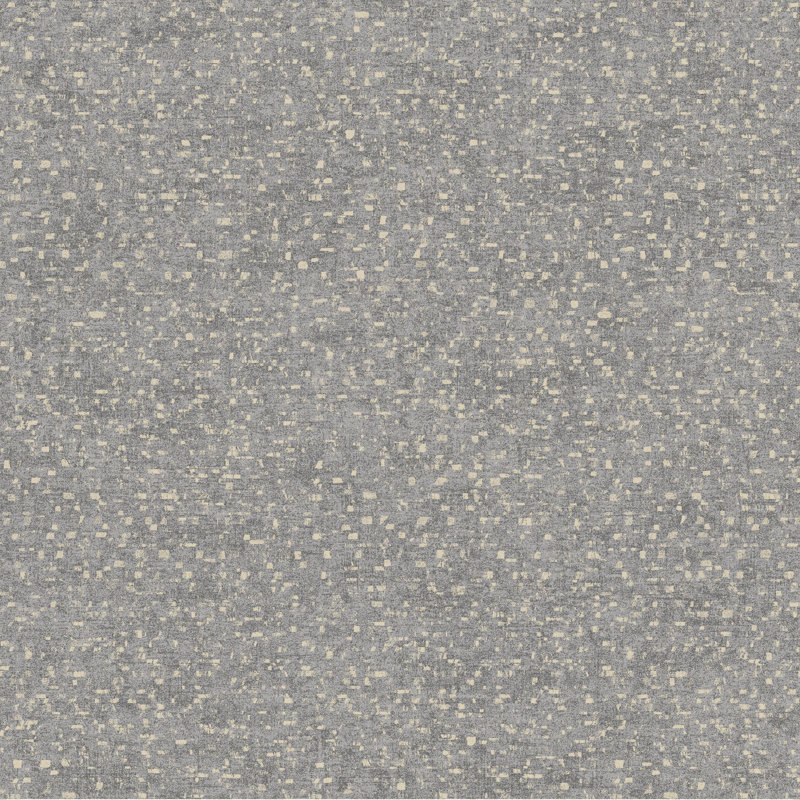 Boutique Confetti Wallpaper, Charcoal/Pale Gold