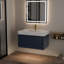 Meuble-lavabo flottant bleu 36 po avec lumière, plateau en marbre blanc d'ingénierie, lavabo encastré, tiroirs à fermeture en douceur-2112102673