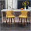 Ensemble de 2 tabourets de comptoir Nevis Mid-Century