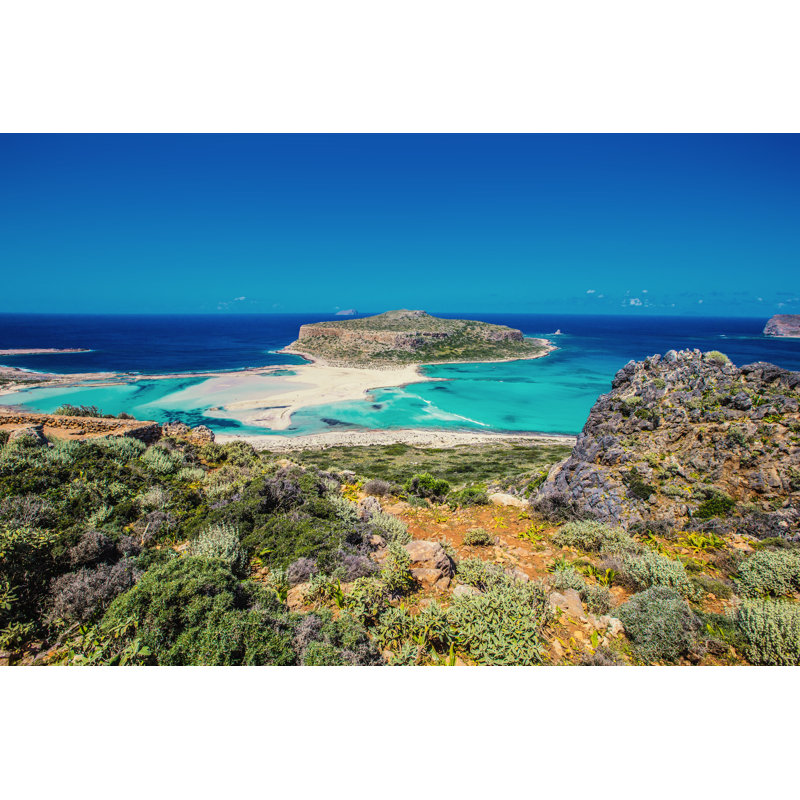 Plage Balos par Janiecbros, H 8 po x l 12 po