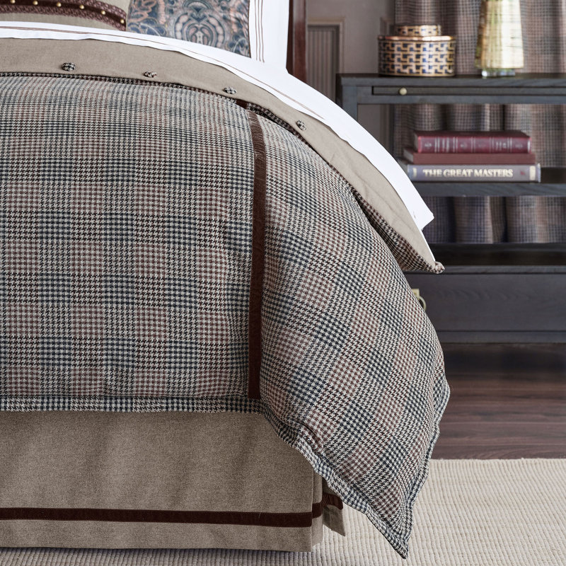 Cristobal Woven Plaid Duvet Cover, Daybed Duvet Cover