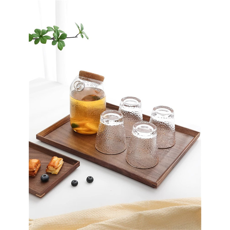 Piermario Wood Tray, 0.87" H x 11.81" W x 7.87" D