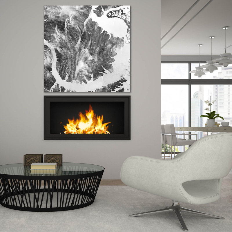  Art mural en verre acrylique «Whirlpool Cloud 1» par Alicia Ludwig, H 36 po x l 36 po