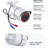 1080P Add-On Wired HD-TVI Security Camera Kit Outdoor for DVR Recorder, Audio Record. 100ft Night Vision, IP67