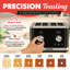 Grille-pain Gourmia à 4 tranches avec deux commandes indépendantes, 6 niveaux de brunissement, modes bagel et décongélation, fentes extra-larges, plateau à miettes coulissant, conception compacte, noir