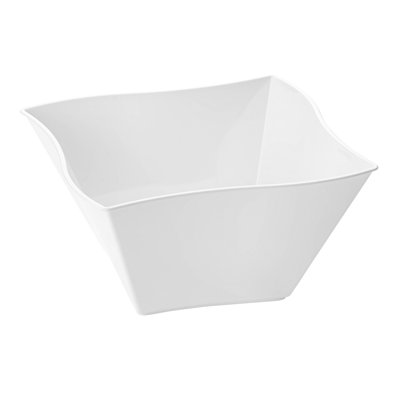 White Wave Plastic Soup Bowls (14 oz.)