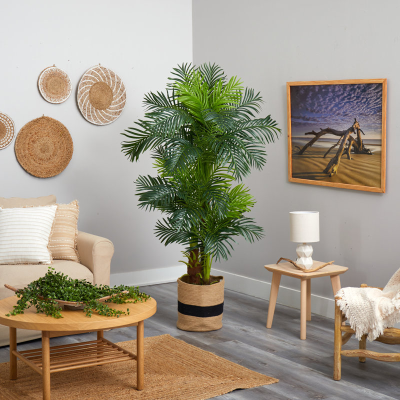 Palmier artificiel 72 po en pot