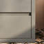 Meuble-lavabo américain de luxe 30 po, lavabo en céramique de haute qualité, 2 tiroirs avec un design biseauté à 45 °, glissières encastrées à fermeture en douceur, système de tiroir contemporain de couleur grise, grand rangement, finition