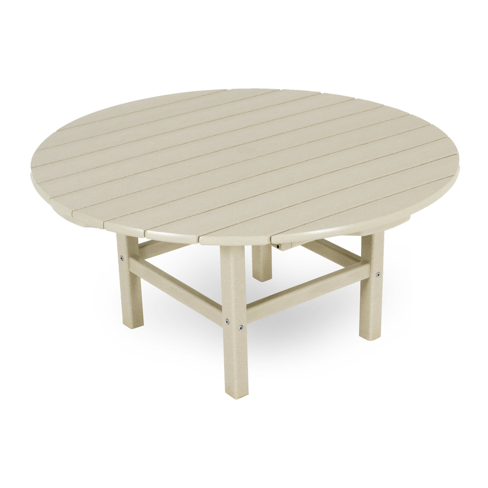 POLYWOOD® Tables 37" Patio Table, Sand