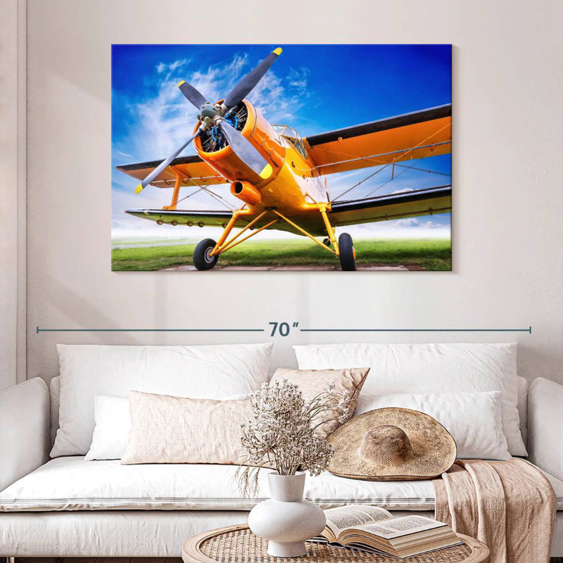 Avion Mehar Orange, H 32 po x l 48 po