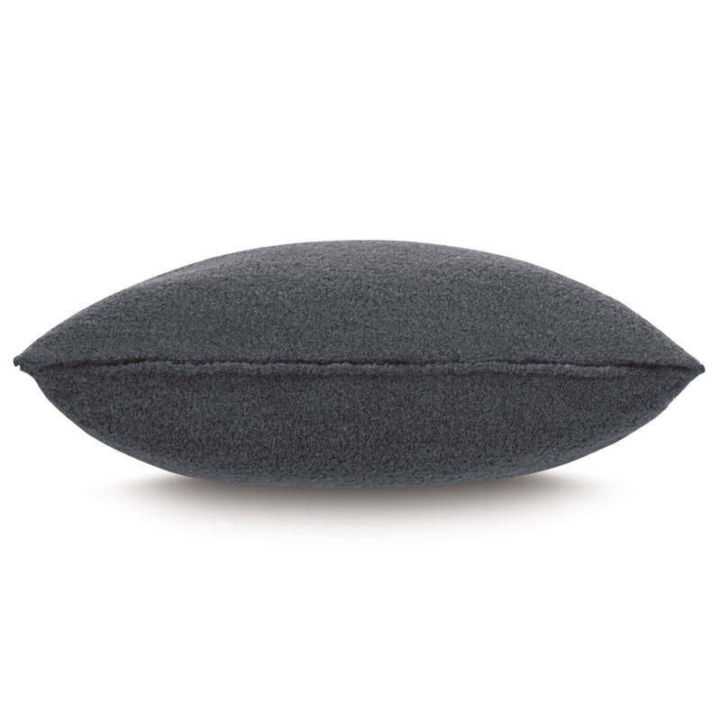 Lobos Square Pillow Cover & Insert, Slate