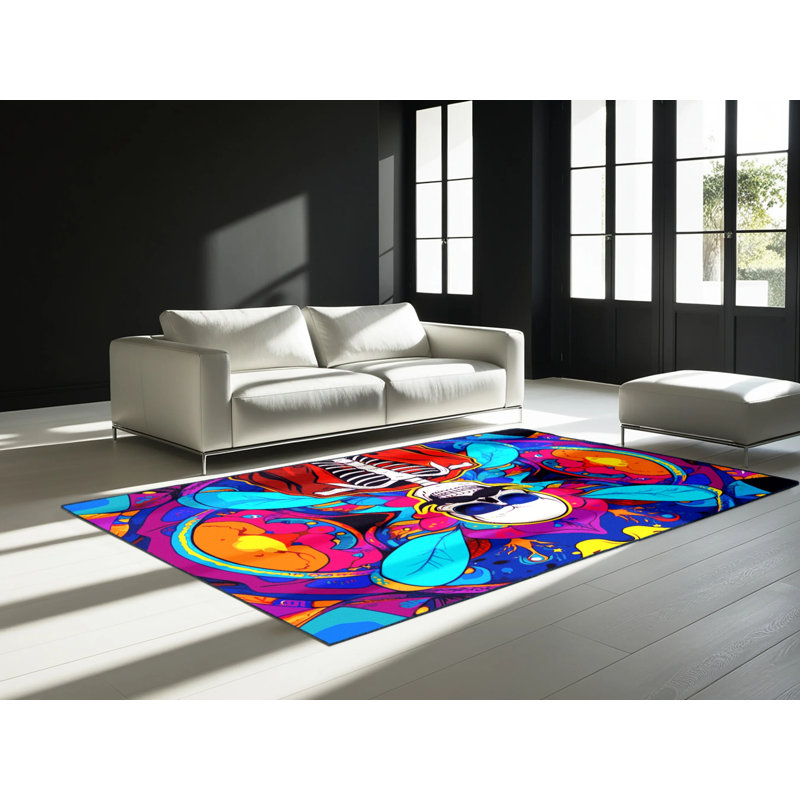 Pulse Bloom Rug, Rectangle 8' x 10'