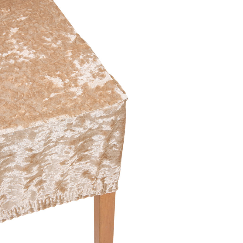 Polyester Dining Chair Slipcover, Champagne