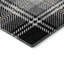 Tapis noir Prisco lavable à la machine de qualité supérieure-269996597
