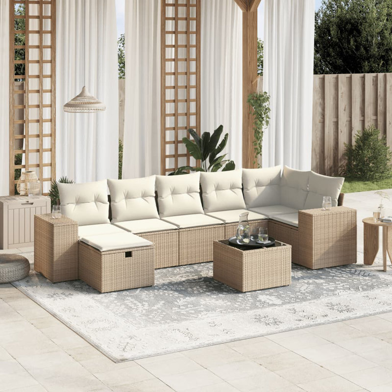 Ensemble de canapé de jardin Vidaxl