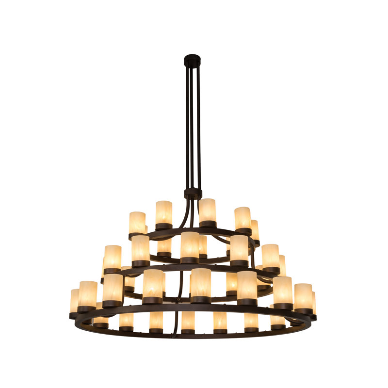 Lustre à niveaux unique 39 lumières Loxley
