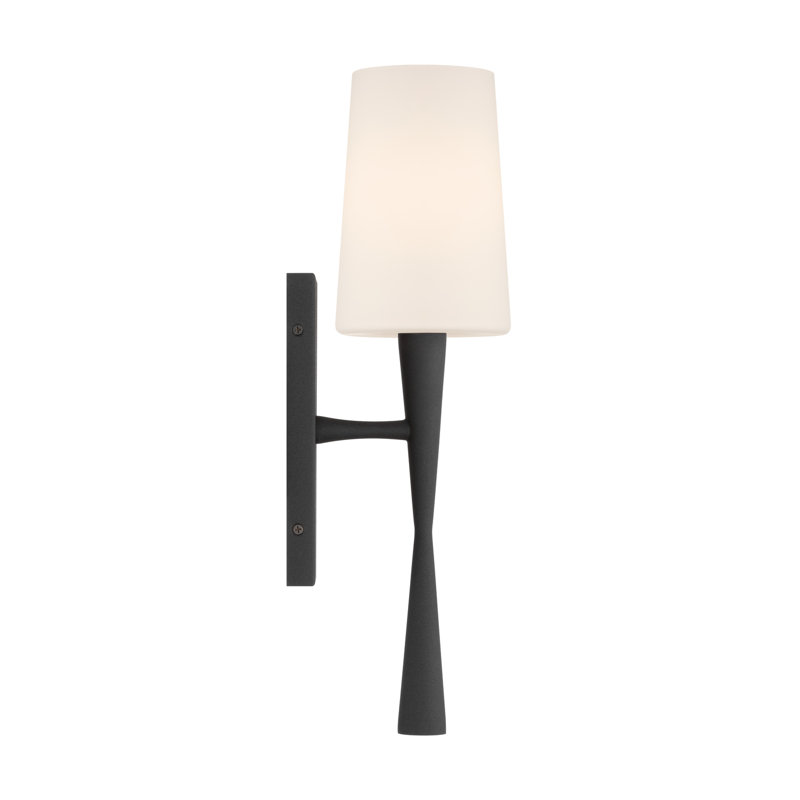 Aysegul 5'' Black Forged Sconce, Black