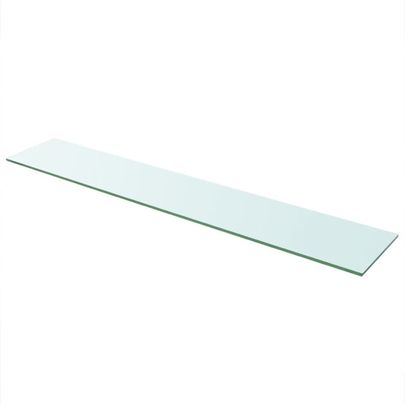 Tablette en verre, H 0,31 po x l 43,3 po x P 7,9 po
