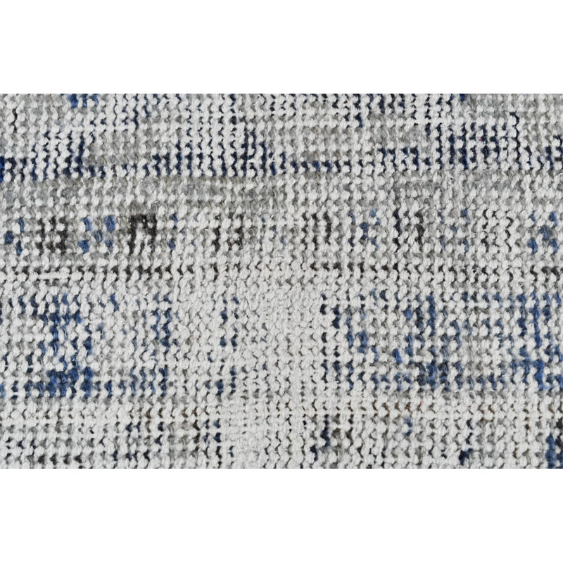 Handwoven Turkish Vintage Oushak Rug in Earthy Hues Perfect for Enhancing Your Home Decor Blue/Brown