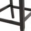 Tabouret de comptoir contemporain capitonné à oreilles 27 pouces, ensemble de 2-674045478
