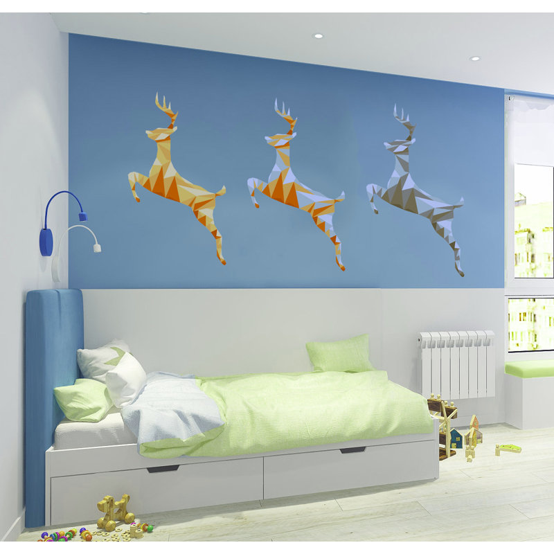 Animals Wall Decal, 46" H x 86" W