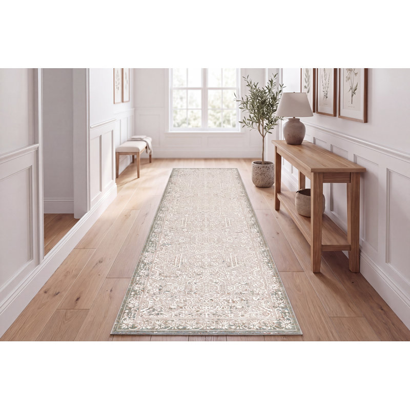 Hudson Floral Rug, Runner 2' x 7'5"
