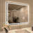 Rectangular Frameless LED Wall Bathroom Vanity Mirror-1836804532