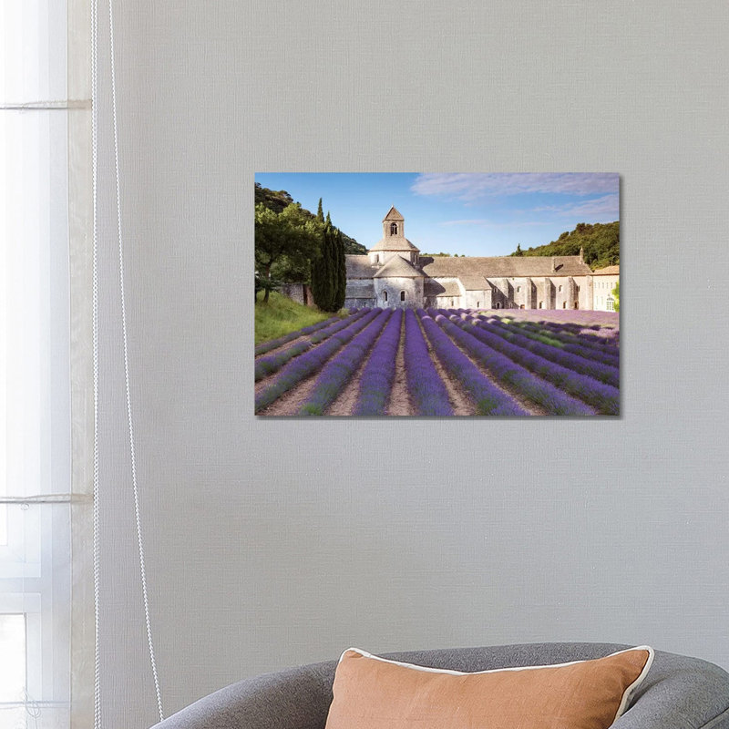 Senanque Abbey, Provence, France 1 Piece Wall Art on Canvas, 45.72cm H x 66.04cm W
