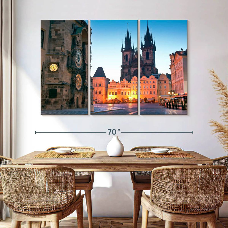 Rorry Prague Town Square, 42" H x 65" W