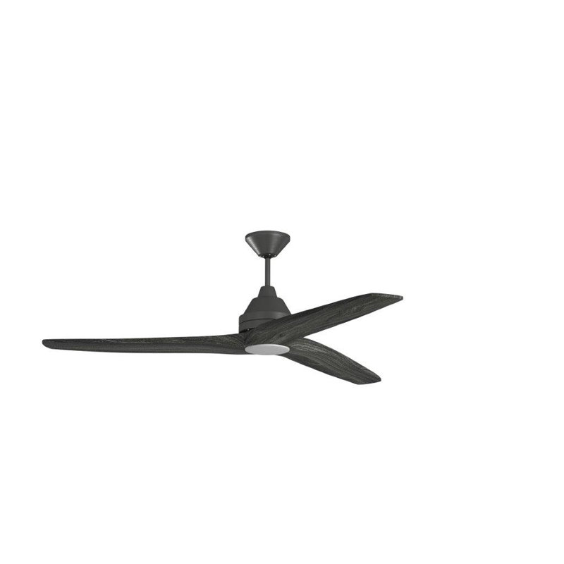 Ventilateur de plafond à DEL de 60 po à hélice de trois pales avec ensemble d'éclairage inclus Limerick