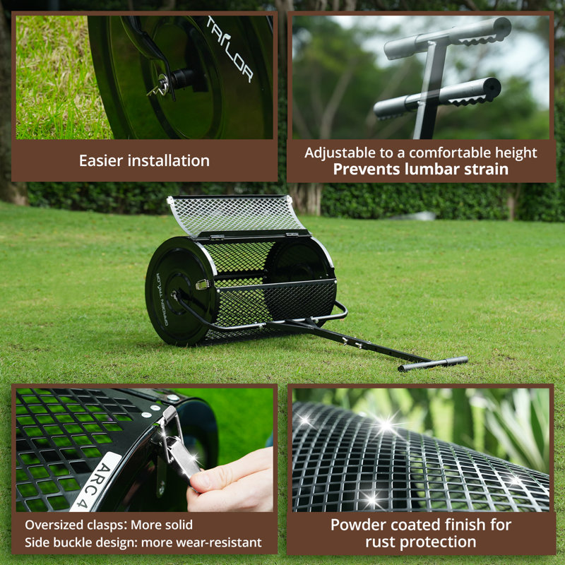 Iron Composting Accessory, 128.8 cm H x 60.9 cm W x 39.8 cm