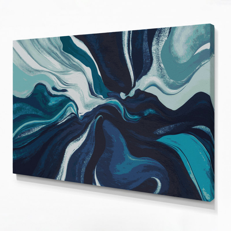 «Lyrical Abstraction 86», art mural sur toile grise, H 11 po x l 14 po