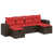 Red Cushion/ Brown Frame est en rupture de stock sélectionné