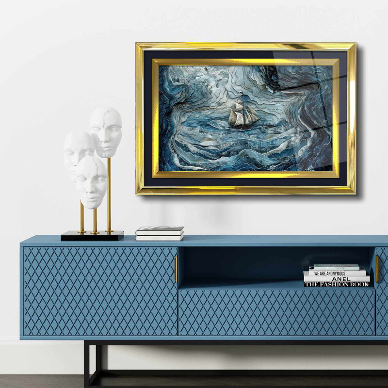 Peinture décorative encadrée