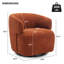 Fauteuil d'appoint pivotant de 30 po de largeur et sans assemblage-315064721