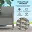 133cm Wide Patio Sofa with Cushions