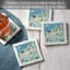 Ensemble de sous-verres 4 pièces Long Island