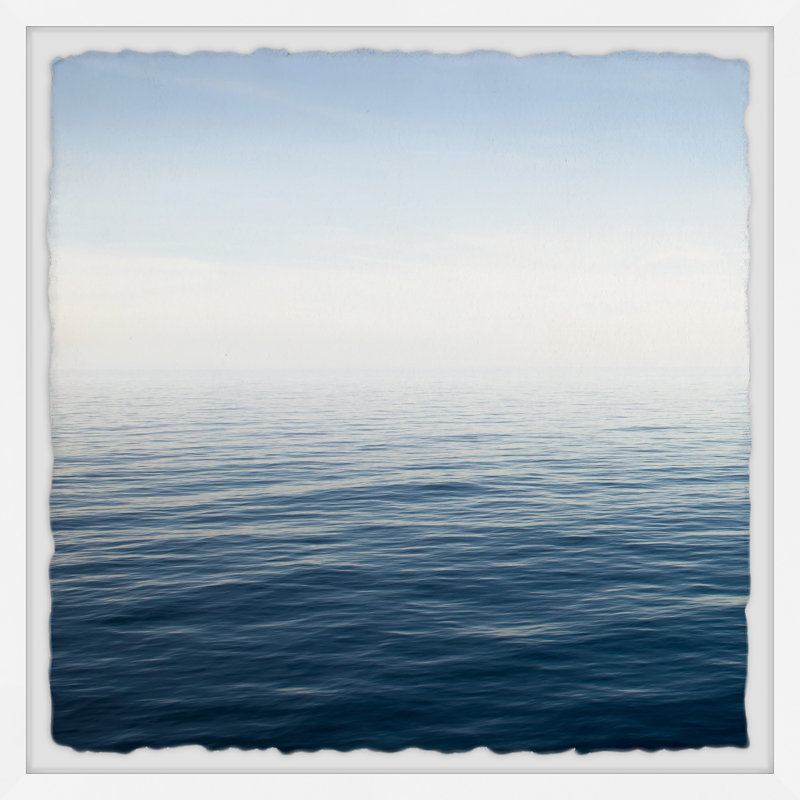 Endless Blue Ocean 'par Marmont Hill - Ensemble de 3 reproductions de cadres photo sur papier, H 12 po x l 12 po x P 1,5 po
