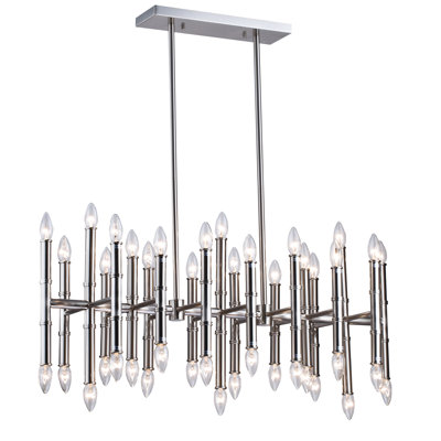 Lustre en bambou 42 lumières Modern