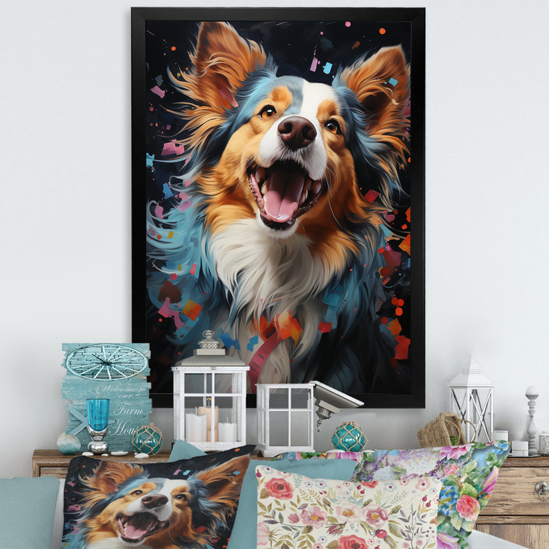 «Papillon Prance I», reproduction sur toile, H 20 po x l 12 po x P 1 po, Cadre simple noir