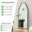 Azlaan Moroccan Arch Metal Frame Hallway Mirror - Full Length Living Room Mirror-647294127