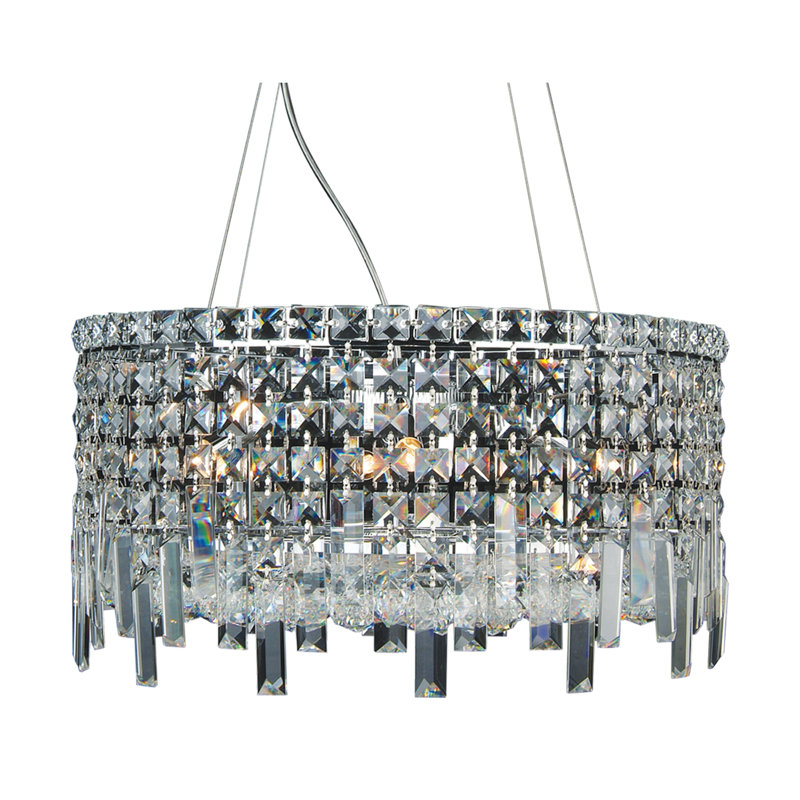 Luminaire suspendu en cristal 8 lumières LX Series