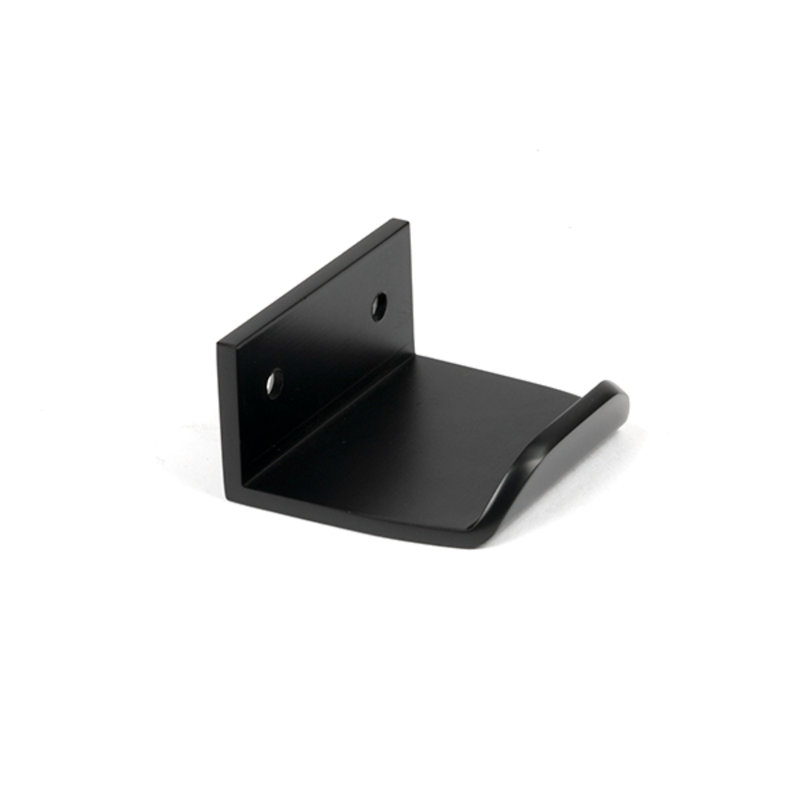 Polished Nickel 50Mm Moore Edge Pull, 3 cm, Matt Black