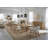 Pula 120.25 " Extendable Rectangular with Solid Wood Base Dining Table
