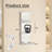 29.99''H 4-Tier Wall Shelf with LED Lights-1073328253