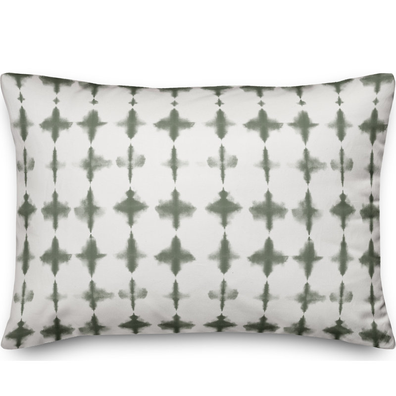 Geometric Throw Pillow, Blue